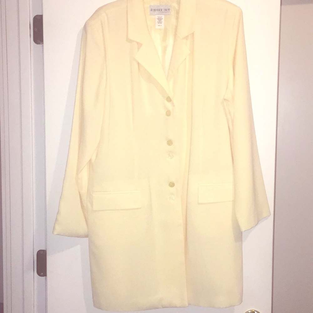 Plus size woman’s suit (jacket &skirt)